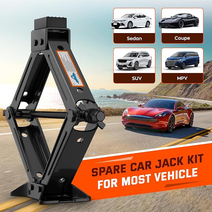 New Version Car Jack Kit Scissor Jack - Image 8