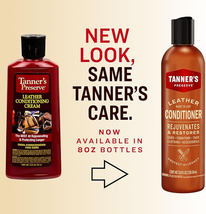 Tanner's Preserve Leather Conditioner, Rejuvinates & Restores Finished Leather - Image 7