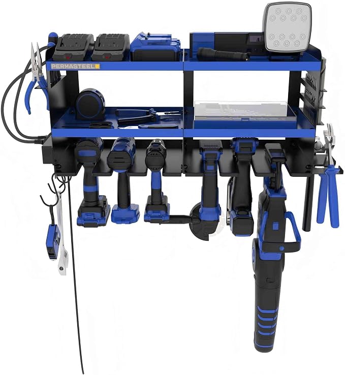 Permasteel Power Tool Organizer Wall Mount by Permasteel