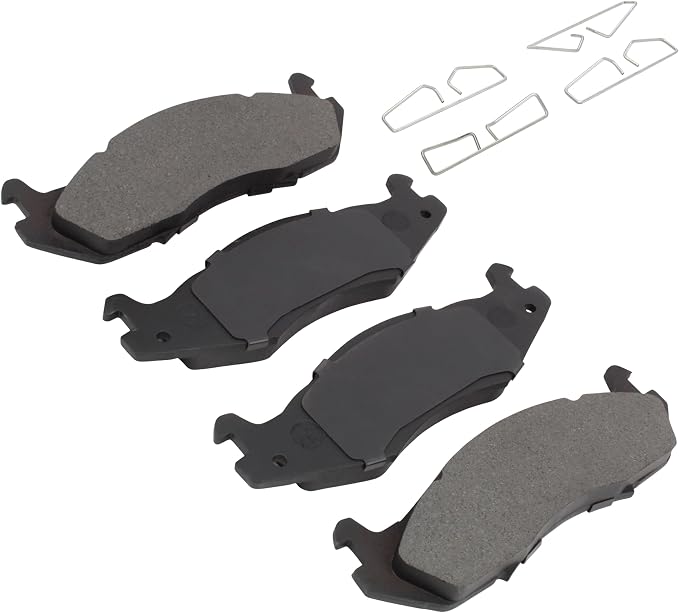 Premium Semi-Metallic Front Brake Pads Compatible - Image 2
