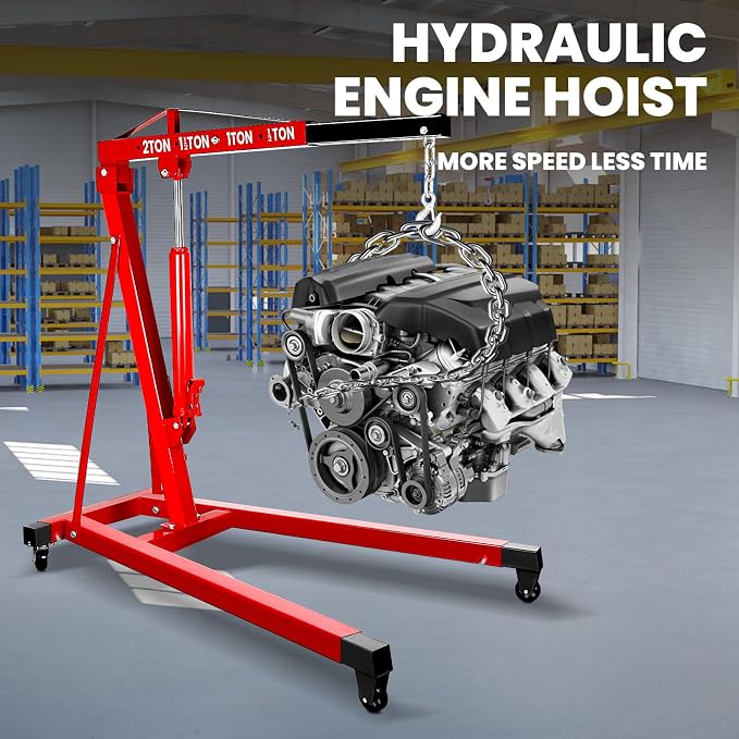 2 Ton Engine Hoist, Carbon Steel Cherry Picker Engine Hoist - Image 5