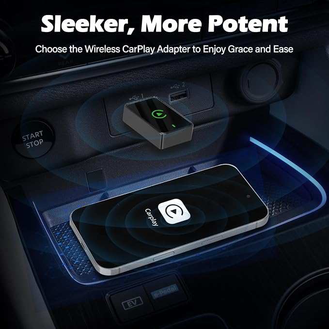 Wireless CarPlay Adapter for iPhone – Upgraded Version, Converts Wired CarPlay - Image 6