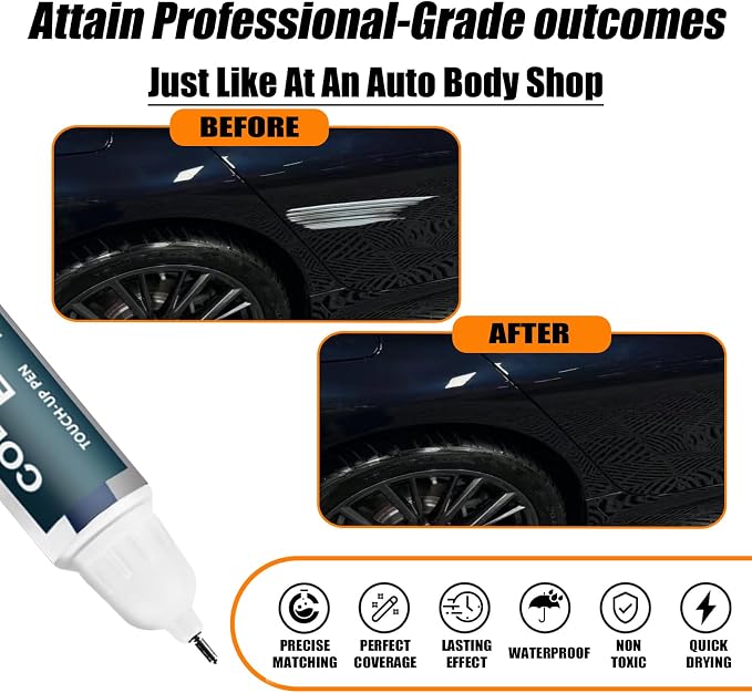 Carbon Black Metallic Touch Up Paint - Image 2