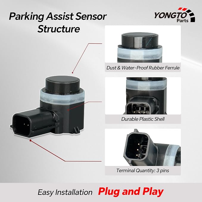 HC3Z15K859A 4Pcs Reverse Backup Parking Assist Sensor Compatible - Image 4