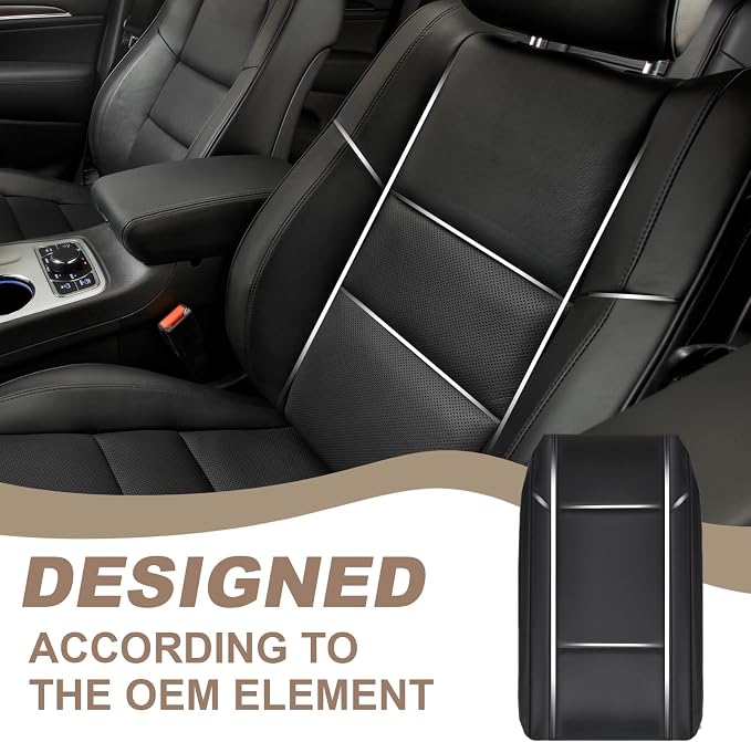 Muslogy Center Console Armrest Cover Compatible - Image 4