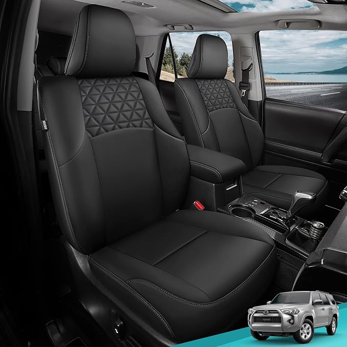 Seat Covers for Toyota 4Runner 2011-2024, Faux Leather Car Seat Cover Full Set - Image 7