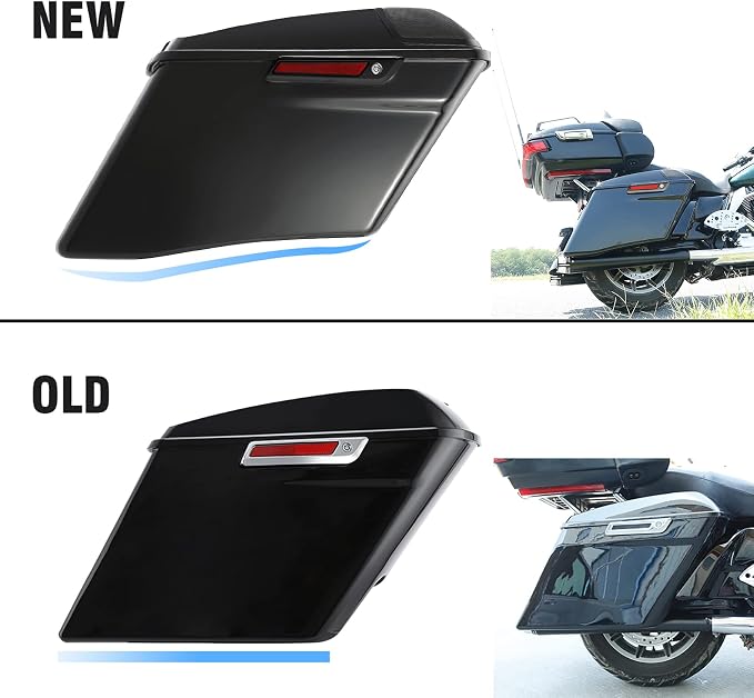 XFMT Motorcycle 4" Extended Hard Saddlebag Fit - Image 5