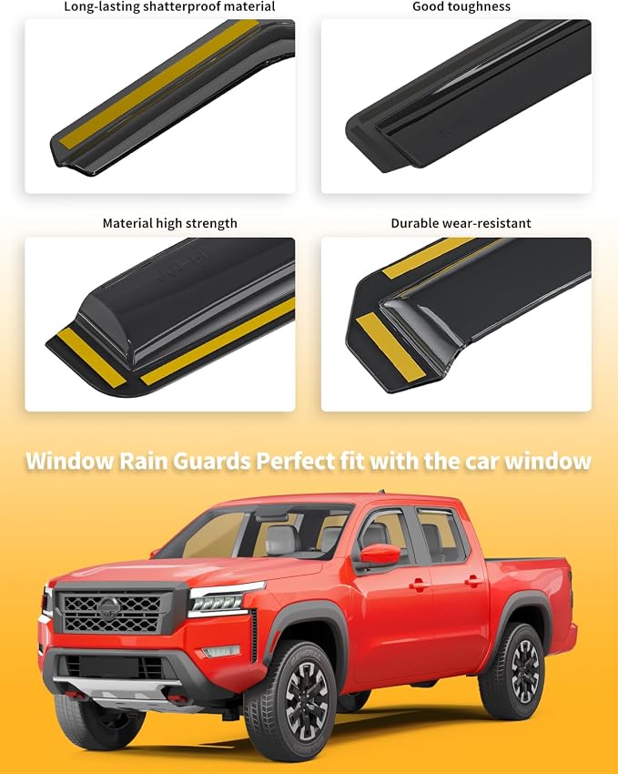 in-Channel Window Rain Guards Fit - Image 8