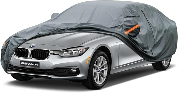 Premium Car Cover Custom Fit BMW 3 Series M3 320i 325i 328i 330i 335i, 16 by GUNHYI