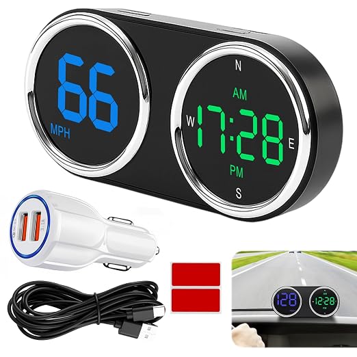 GPS Digital Speedometer for Car MPH, Universal HUD Speed Meter - Image 8