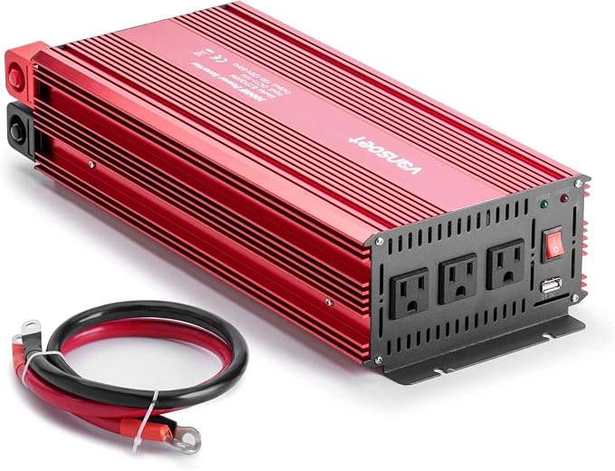 3000 Watts Power Inverter, 12V DC to120V AC Car Inverter by vansoet