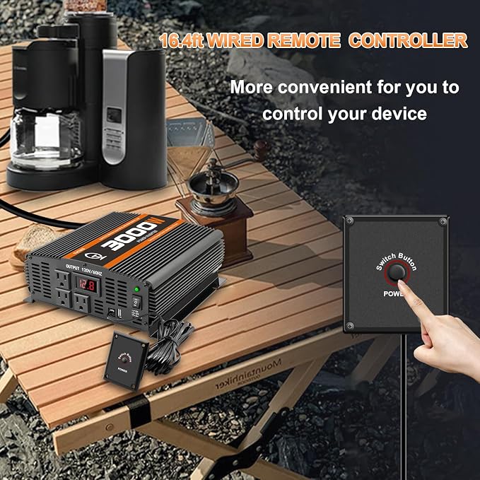 3000 Watt car Power Inverter 12V to 110V /120V - Image 6