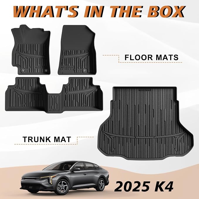 TripleAliners Floor Mats & Trunk Mat Full Set Compatible - Image 8