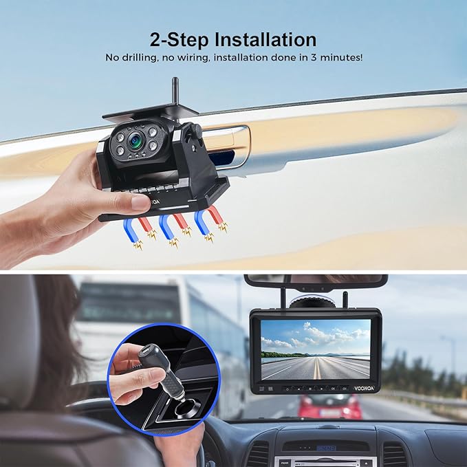 2 Magnetic Wireless Backup Camera - Image 2