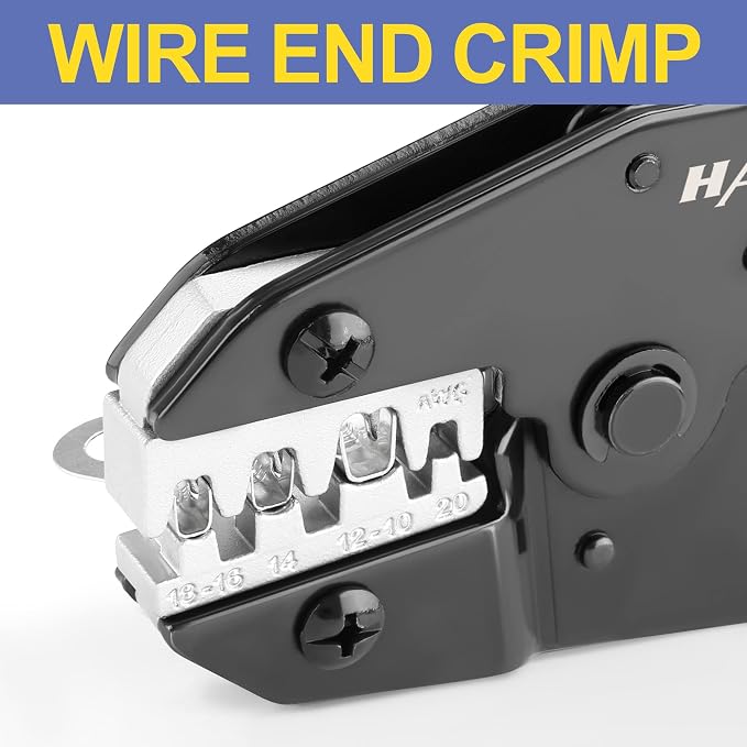 Haisstronica Crimping Tool for Non-Insulated Open Barrel Terminals Receptacles - Image 3