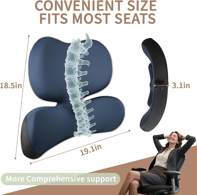 Lumbar Pillow, Ergonomic Lumbar Support Pillow - Image 6