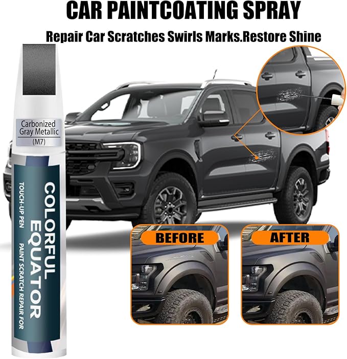 M7 Carbonized Gray Metallic Touch Up Paint - Image 2