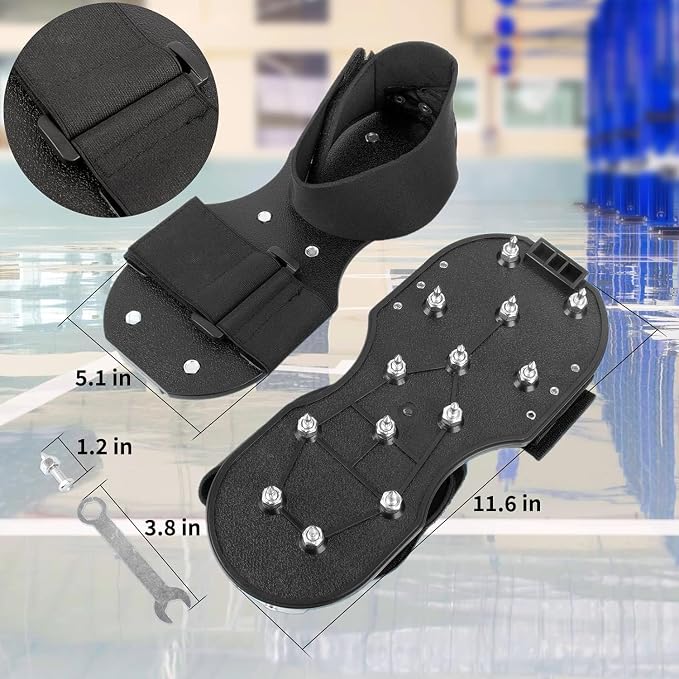Epoxy Floor Spiked Shoes Fully Assembled Gunite Spiked Shoes - Image 3