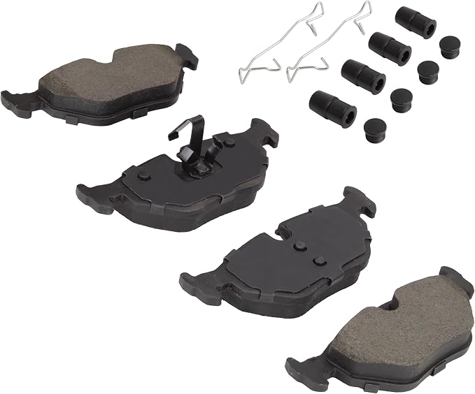 Premium Semi-Metallic Rear Brake Pads Compatible - Image 2