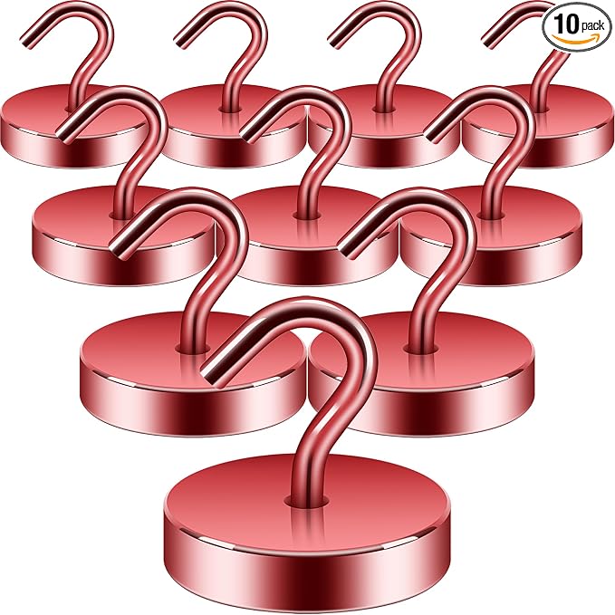 Neosmuk Magnetic Hooks, Cruise Ship Essentials, 100lb+ Heavy Duty Magnetic Hooks by Neosmuk