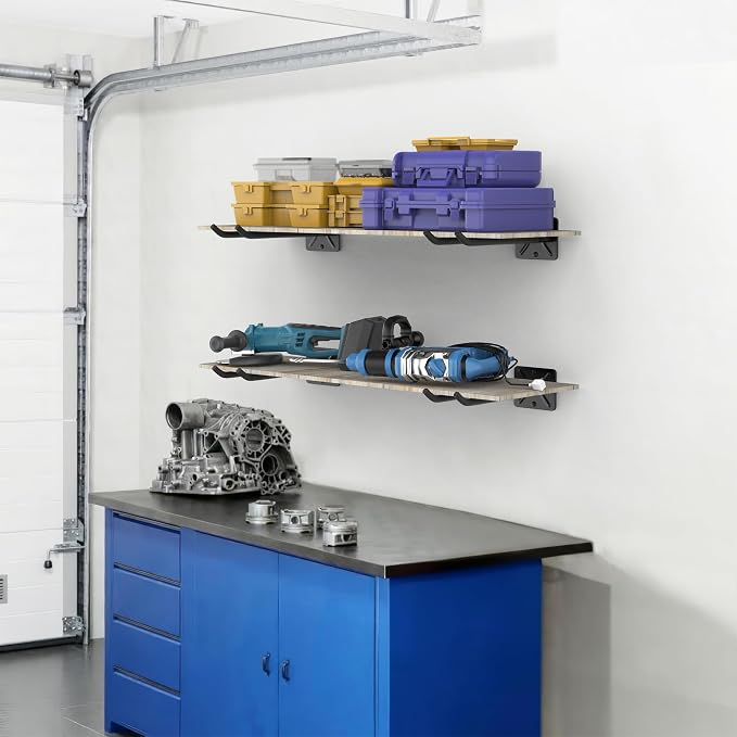 Ultrawall Garage Storage Hooks, Heavy Duty Steel Tool Organizer, 12.4 Inch Wall - Image 6