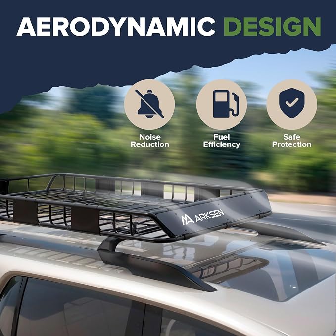 ARKSEN 64 x 39 x 5 Inch Upgrade Universal Roof Rack - Image 2