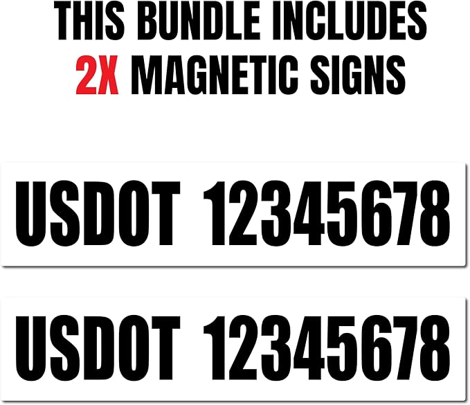 USDOT Number Magnets - Image 3