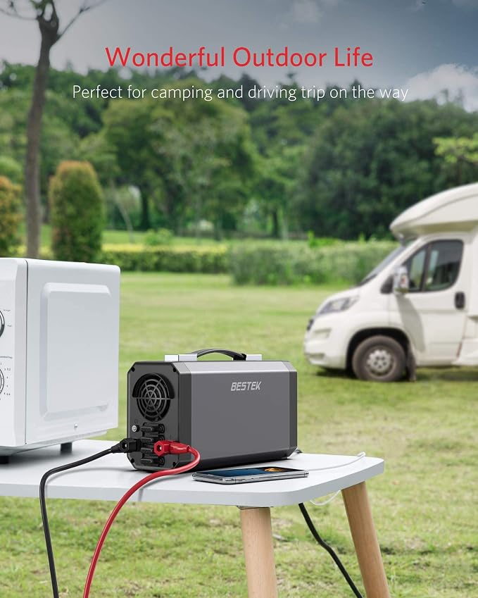 BESTEK 1200 Watt Power Inverter, 12V DC to 110V AC Car Inverter - Image 7
