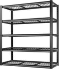 BILT HARD 48" W Garage Shelving 3000 LBS, 5-Tier Industrial Heavy Duty Storage by BILTHARD