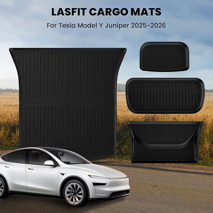 LASFIT Trunk Mats for Tesla Model Y Juniper 2025/2026 Cargo Liners Car - Image 9