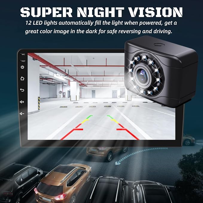 X1 Backup Camera for Car License Plate Reverse Cam, IP69 Waterproof Rearview - Image 5