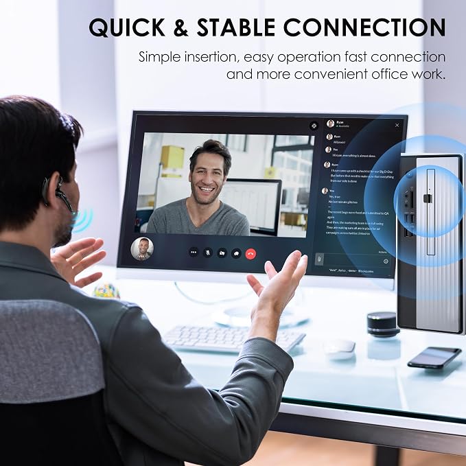 Bluetooth Headset V5.3, Wireless Earpiece - Image 6