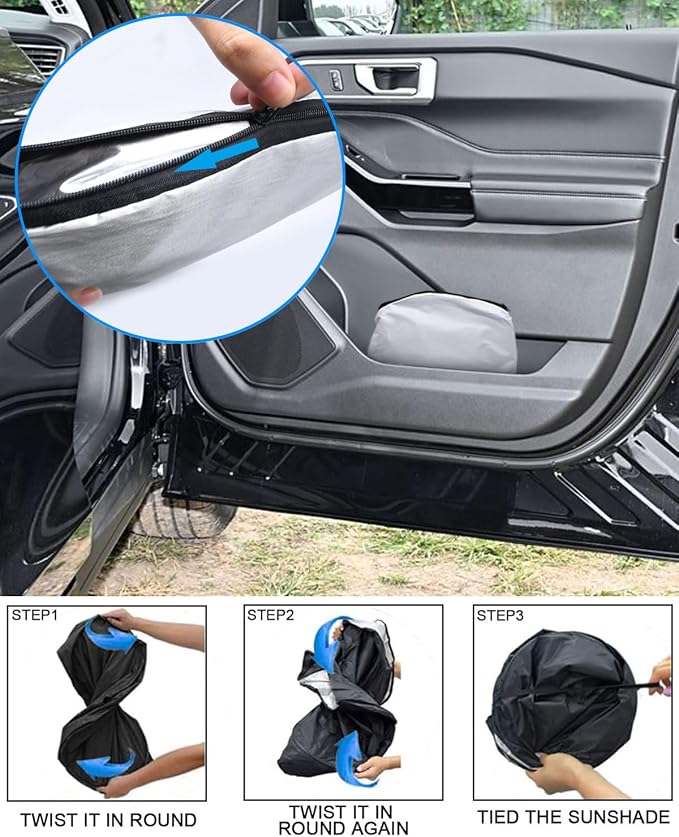 2025 Upgrade Front Windshield Sunshade fit - Image 4