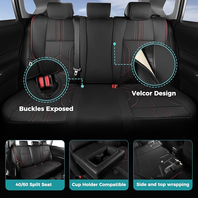 for Toyota RAV4 Seat Covers 2013 2014 2015 2016 2017 2018 RAV 4 XLE SE Limited - Image 4