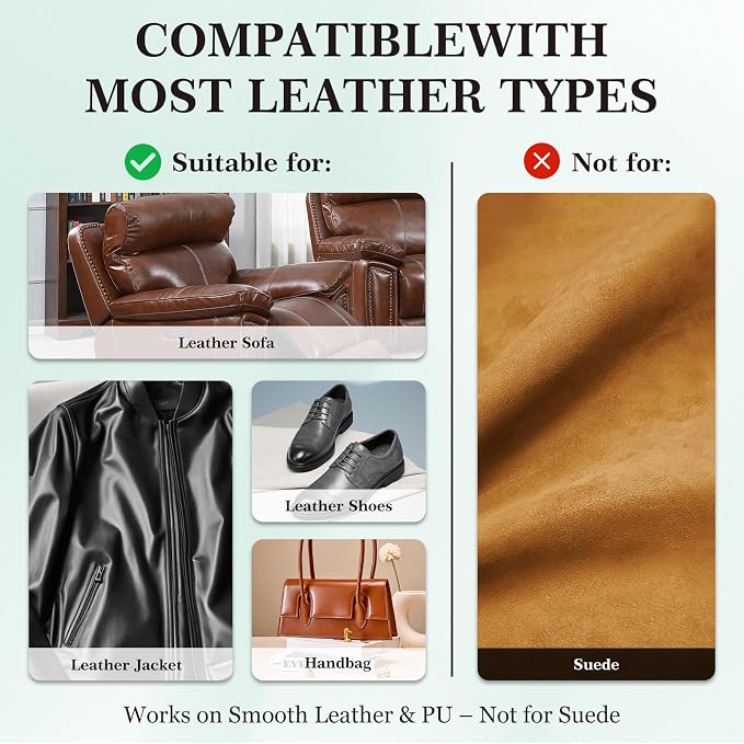Leather Color Restorer, Leather Recoloring Balm, Scratch Remover, Leather Dye - Image 7