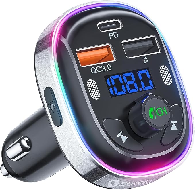 SONRU​ Bluetooth 5.3 FM Transmitter by SONRU
