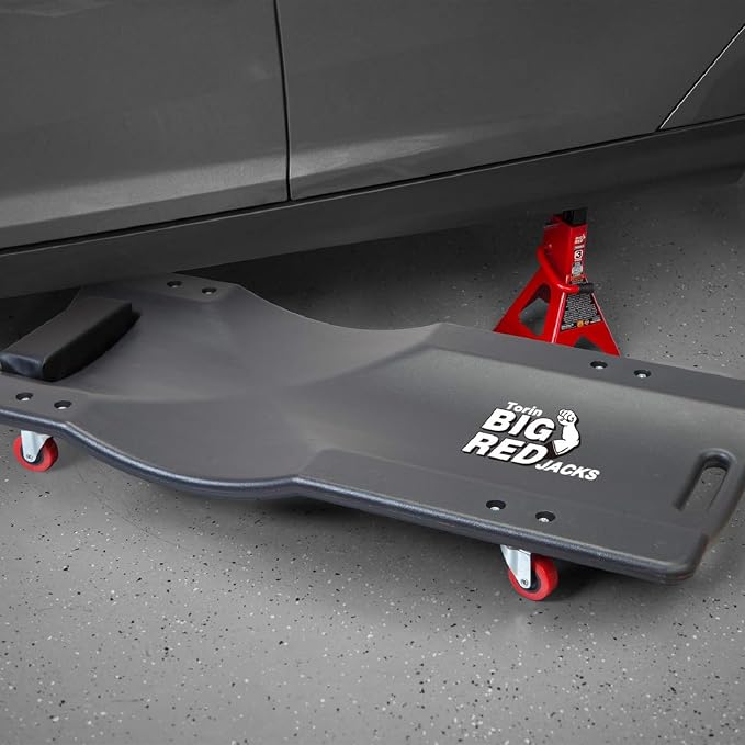 BIG RED Torin 36" Rolling Garage Creeper, Shop Creeper Blow Molded Plastic - Image 7