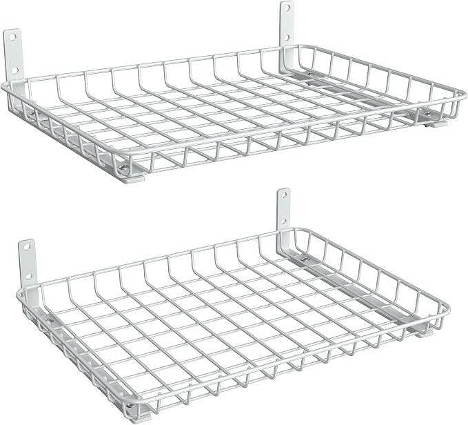 TORACK 2-Pack 12x18 Inch Wall-Mounted Shelves, Garage Wall Shelf by TORACK