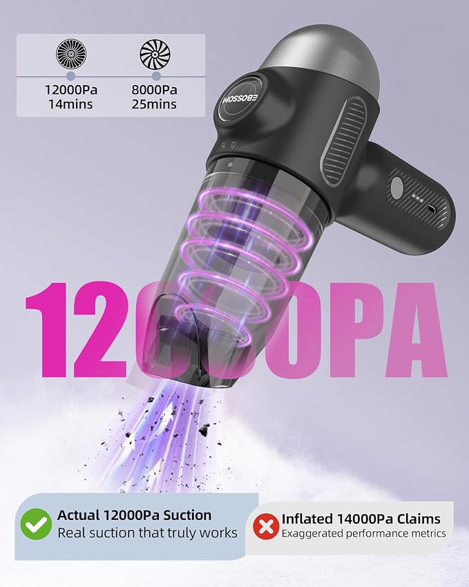 2025 Upgraded Mini Car Vacuum - Image 2