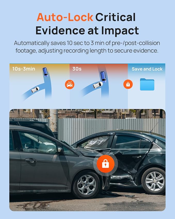 70mai Dash Cam Front and Rear - Image 7