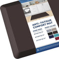 KitchenClouds Kitchen Mat Cushioned Anti Fatigue Rug 20"x32" Waterproof by KitchenClouds