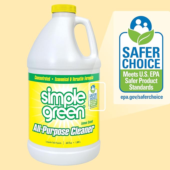 Simple Green All Purpose Cleaner Concentrate Lemon Scent 64 Fl Oz - Image 7