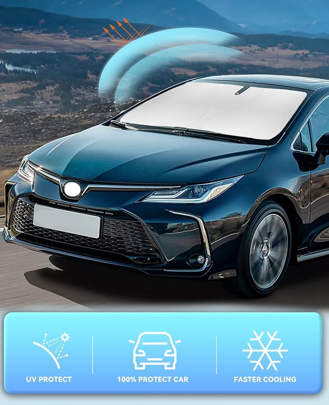Sun Shade for Toyota Corolla Windshield Sunshades Cover Custom Fit 2020-2024 - Image 5