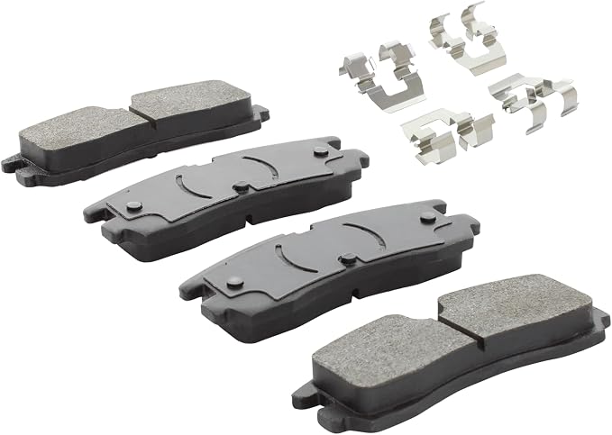 Premium Semi-Metallic Rear Brake Pads Compatible - Image 2