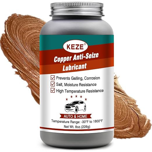 Keze Copper Anti Seize Thread Lubricant Compound Grease by KEZE