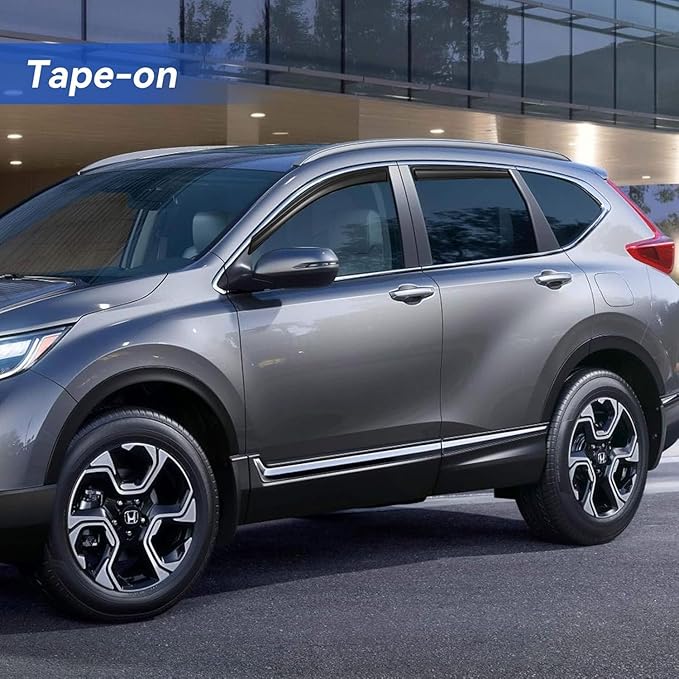 Window Visors Rain Guards for Honda CRV 2017 2018 2019 2020 2021 2022, - Image 3