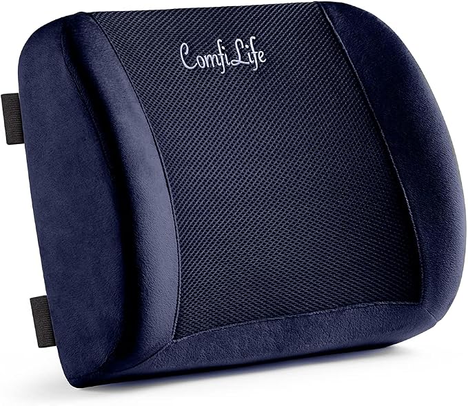 ComfiLife Lumbar Support Back Pillow Office Chair and Car Seat Cushion by ComfiLife