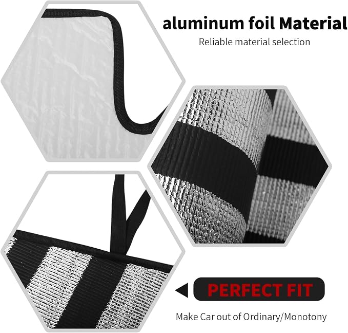 RT-TCZ Windshield Sunshade Sun Shade Heat Shield Window Sun Visor Mat - Image 3