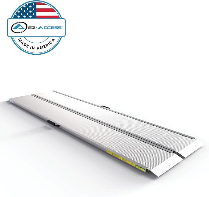 EZ-ACCESS Traverse 8 Foot Durable Aluminum Singlefold Edgeless Curbless - Image 2