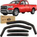 Nilight in Channel Rain Guards for Dodge RAM 1500 2019 2020 2021 2022 2023 2024 by Nilight